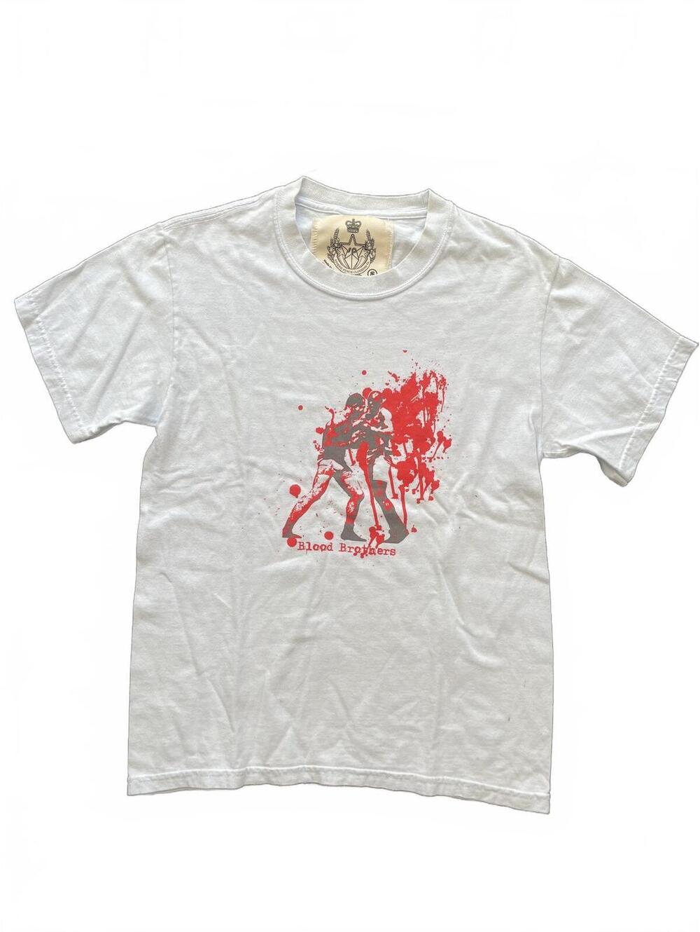 Spiked Punch Clothing Co. Blood Brothers Graphic T-Shirt White Small